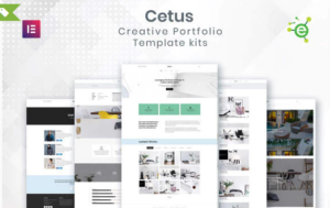 CETUS - Creative Portfolio Elementor Template Kit