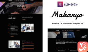 Makaryo - CV & Portofolio Elementor Kit