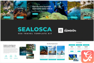 Sealosca - Sea Adventure Travel Template Kit