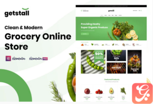 Getstall - Grocery Store Elementor Template Kit
