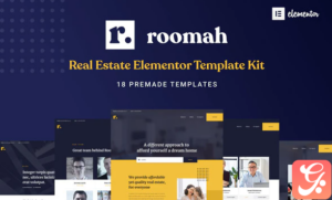 Roomah - Real Estate Agent Elementor Template Kit