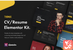 Thomas - CV/Portfolio Elementor Template Kit