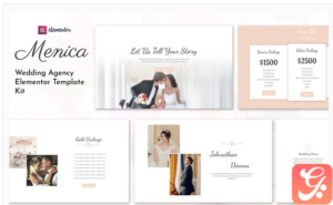 Menica - Wedding Elementor Template Kit