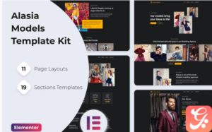 Alasia — Model Agency Elementor Template Kit