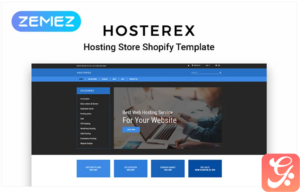Hosterex - Hosting Multipage Creative Shopify Theme