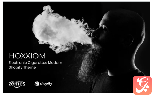 Hoxxiom Electronic Cigarettes Modern Shopify Theme