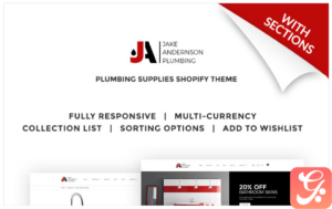 Jake Anderson Plumbing Shopify Theme