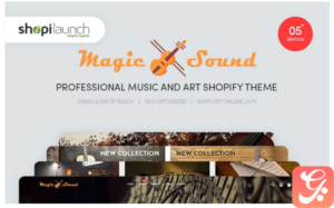 MagicSound - Professional Music and Art Shopify Theme