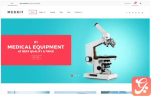 Medical Equipment Responsive Shopify Theme