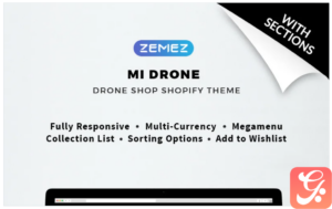 Mi Drone - Single Product Responsive Shopify Theme