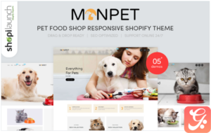 Monpet - Pet Food Shop Responsive Shopify Theme