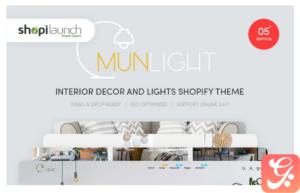 Munlight - Interior Decor and Lights Shopify Theme