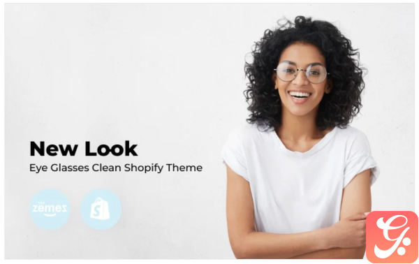 New Look Eye Glasses Clean Shopify Theme
