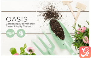 OASIS - Gardening E-commerce Clean Shopify Theme