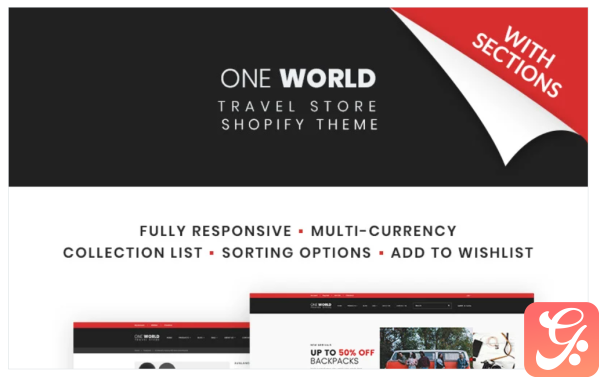 One World Travel Store Shopify Theme