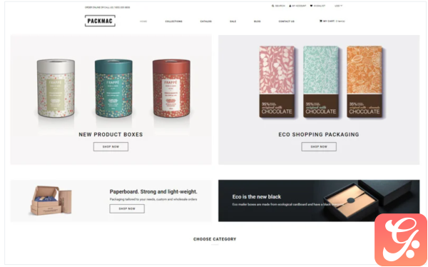 Packmack Packaging Multipage Clean Shopify Theme