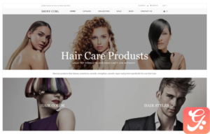 Shiny curl - Hair Care Store E-commerce Modern Shopify Theme
