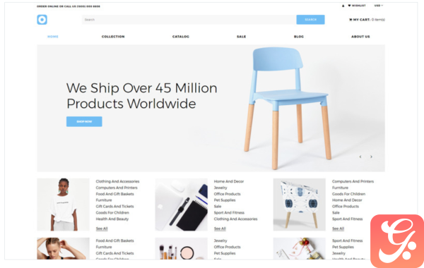 Shoprom Wholesale Store Clean Shopify Theme