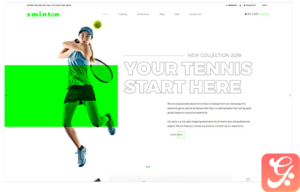 Sminton - Tennis Store Clean Shopify Theme