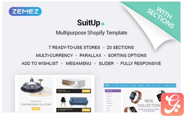SuitUP Multipurpose Online Store Shopify Theme%EF%BB%BF