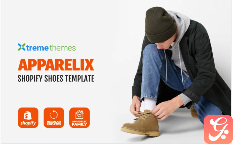 Apparelix Shoes Store Design Shopify Theme