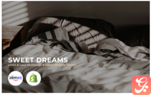 Sweet Dreams - Linen & Lace Multipage Elegant Shopify Theme