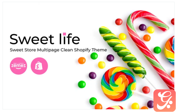 Sweet Life Sweet Store Multipage Clean Shopify Theme