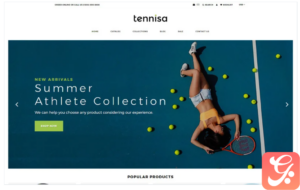 Tennisa - Tennis Store Clean Shopify Theme