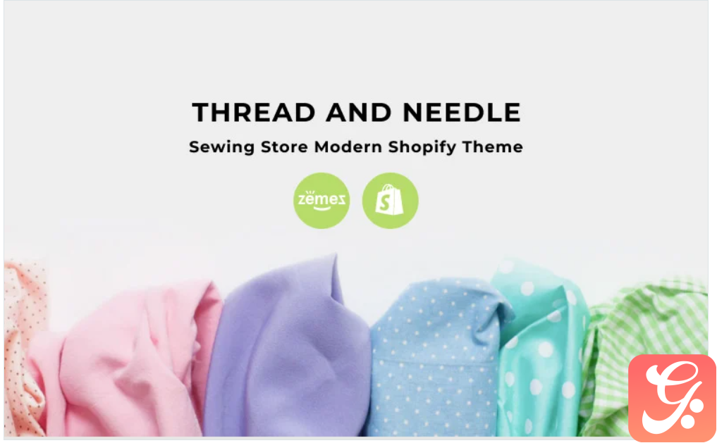 Thread And Needle - Sewing Store Modern Shopify Theme