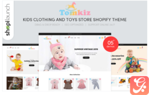 Tomkiz - Kids Clothing & Toys Store Shopify Theme