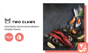 Two Claws - Food Store eCommerce Modern Shopify Theme