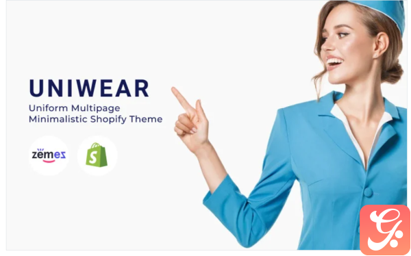 Uniwear Uniform Multipage Minimalistic Shopify Theme