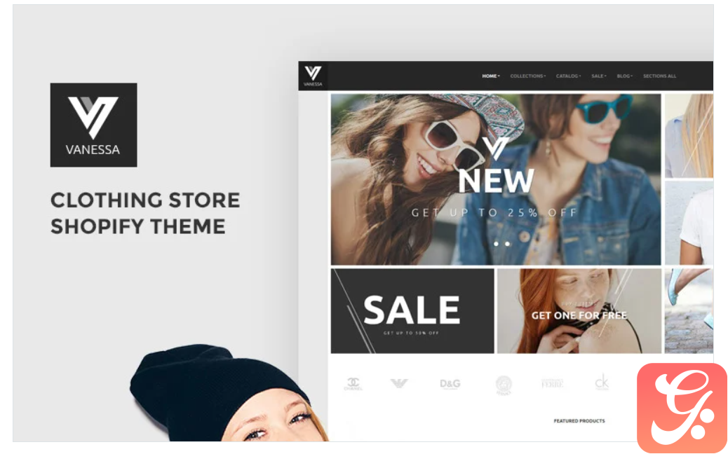 Vanessa - Clothing Store Shopify Theme