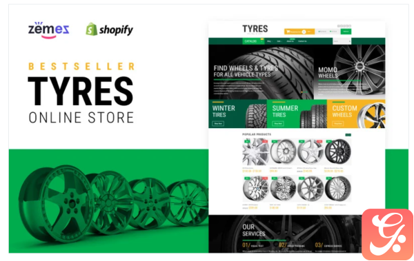 Wheels and Tyres Shopify Theme