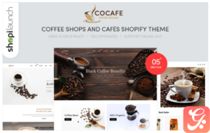 Cocafe - Coffee Shops and Cafés Responsive Shopify Theme