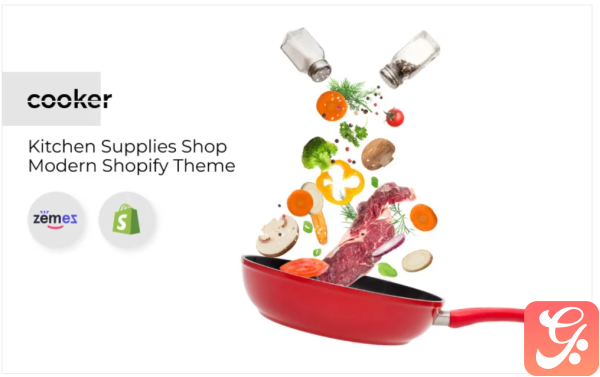 Cooker Kitchen Supplies Shop Modern Shopify Theme