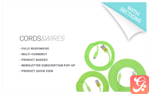 Cords & Wires Shopify Theme