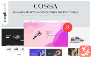 Cossa - Running Shoes, Sports Shoes & Clothes Shopify Theme