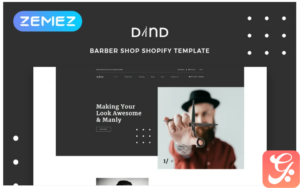 Dand - Hair Salon Multipage Modern Shopify Theme