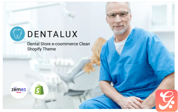 Dentalus Dental Store e%D0%A1ommerce Clean Shopify Theme