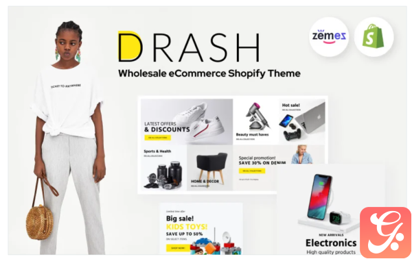 Drash Shopify Wholesale eCommerce Template Shopify Theme
