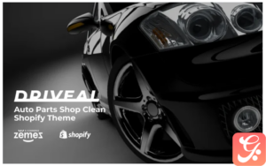 Driveal - Auto Parts Shop Clean Shopify Theme