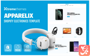 Electronics Shop on Shopify - Apparelix Shopify Theme