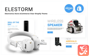 Elestorm - Electronics Store eCommerce Clear Shopify Theme