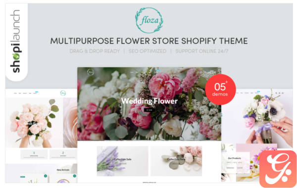 Floza - MultiPurpose Flower Store Shopify Theme
