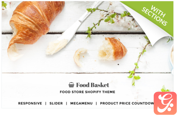 Food Basket Food Store Shopify Theme
