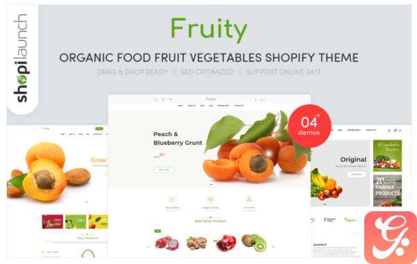 Fruity %E2%80%93 Organic Food Fruit Vegetables eCommerce Shopify Theme