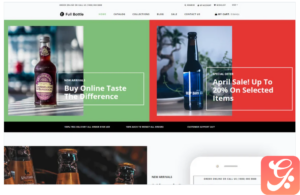 Full Bottle - Drinks Store Clean Shopify Theme