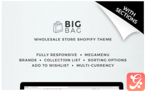 Big Bag - Wholesale Store Shopify Theme
