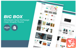 Big Box - Wholesale Store Multipage Clean Shopify Theme